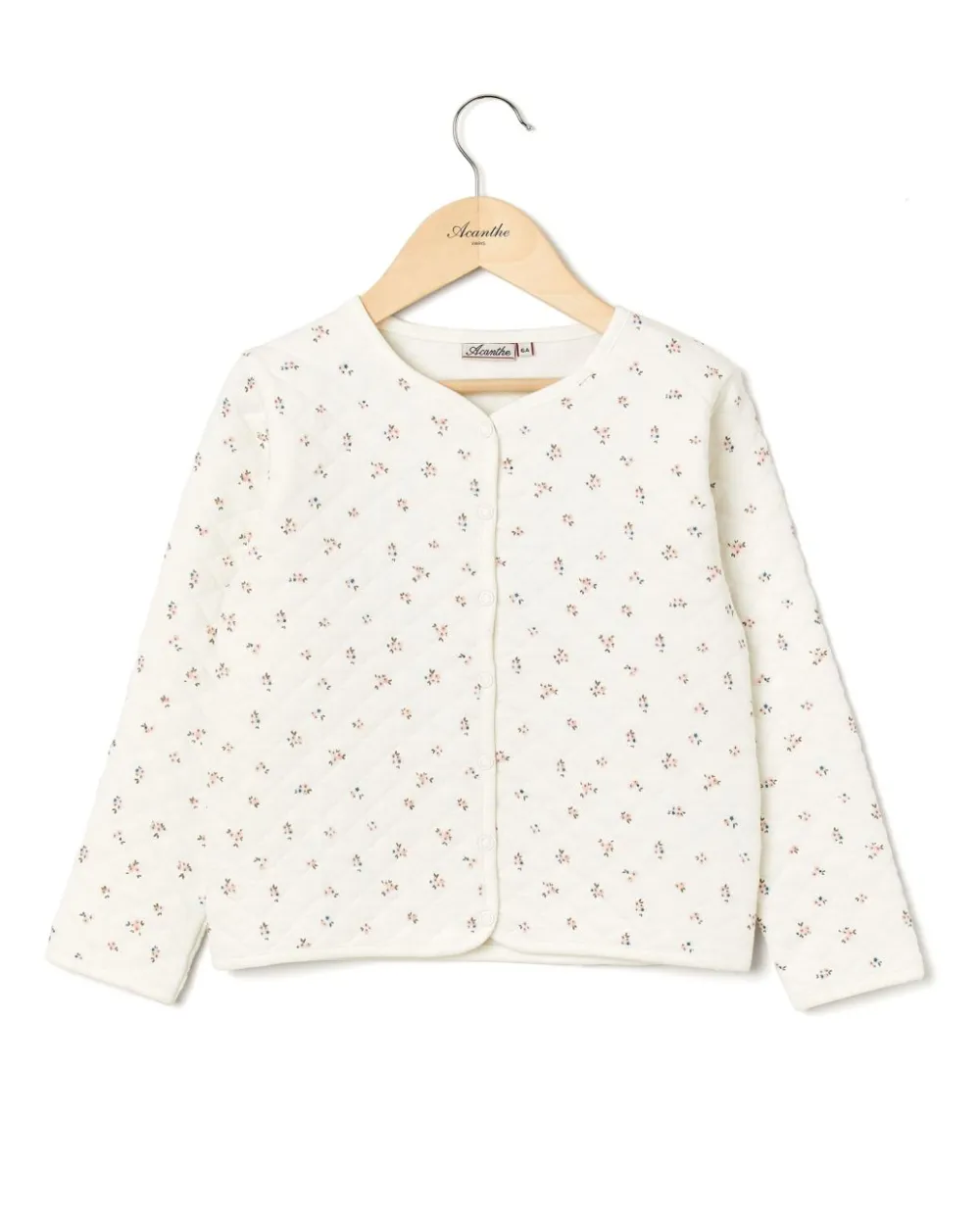 Acanthe Cardigan molletonné imprimé fleur impriméfleurs Discount