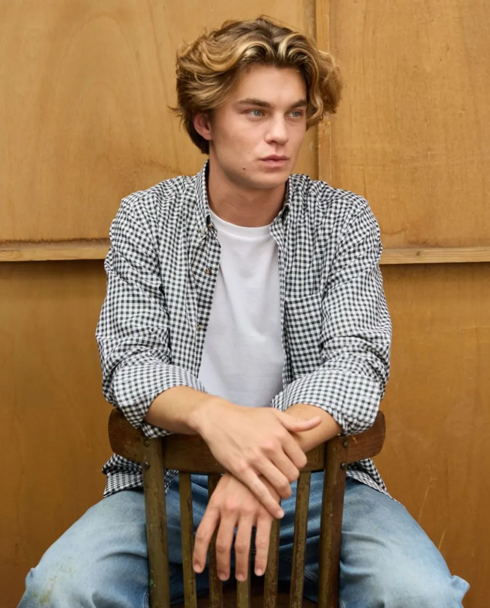 chemise_flanelle_col_boutonn_vichy_kaki_2.webp Acanthe Chemise flanelle col boutonné vichy kaki vichykaki Discount