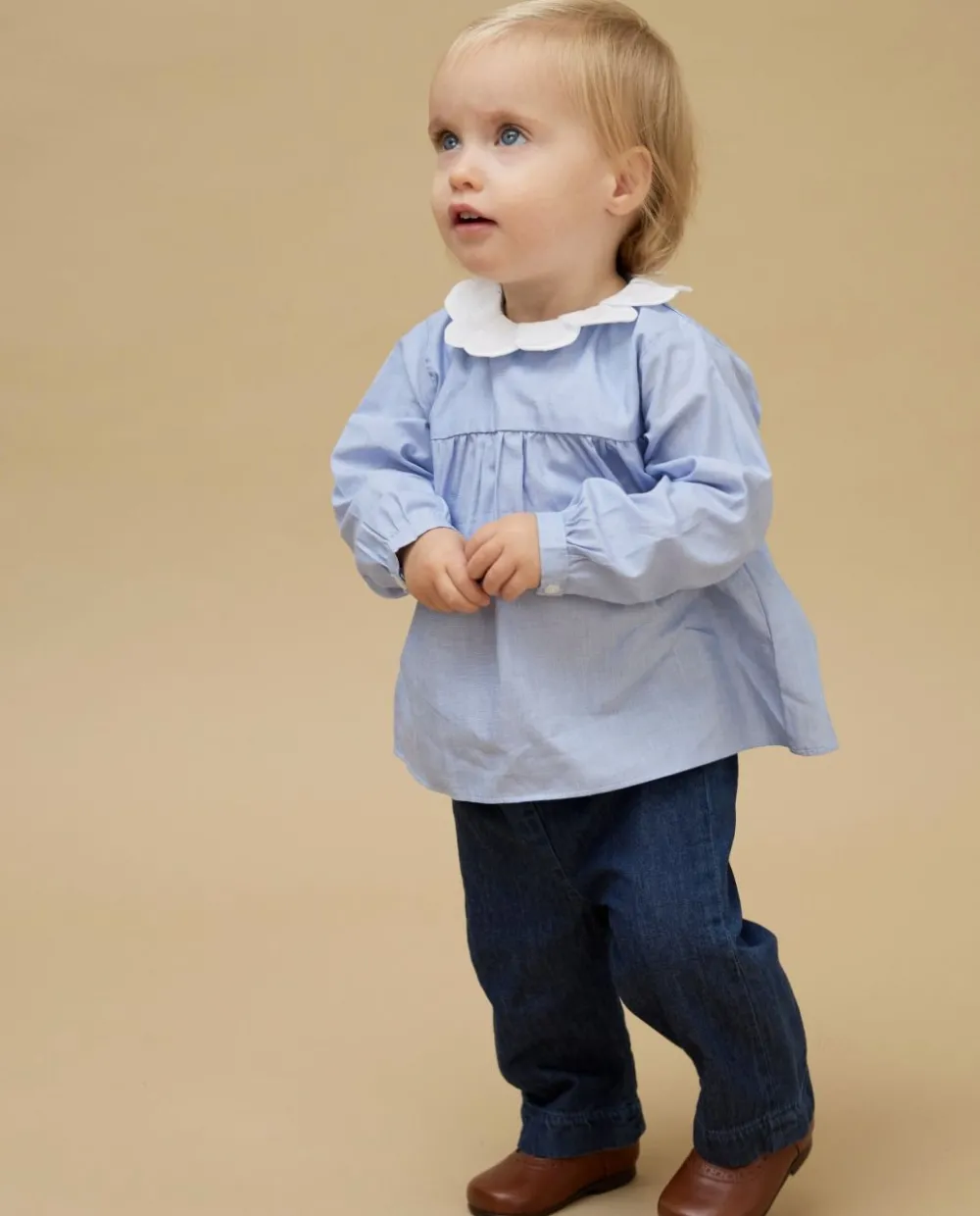 chemisier_col_ptale_ciel_2.webp Acanthe Chemisier col pétale ciel filàfilciel Best Sale