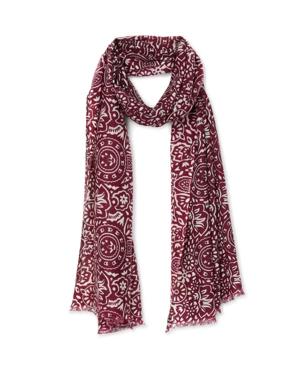 echarpe_en_laine_imprim_indien_3.webp Acanthe Echarpe en laine imprimé indien impriméindien Flash Sale