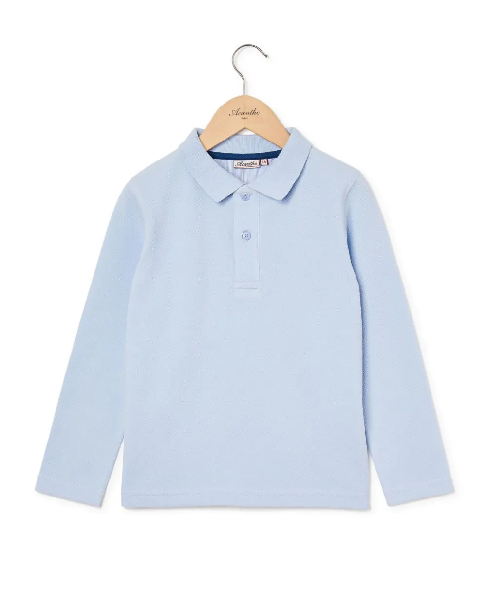 Acanthe Polo piqué manches longues Ciel Online