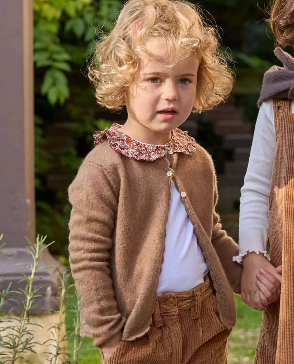 Acanthe T-shirt col rond en tissu Liberty Poppy Forest blanc/LibertyPoppyForest New